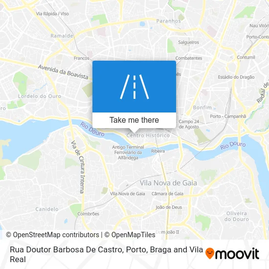 Rua Doutor Barbosa De Castro map