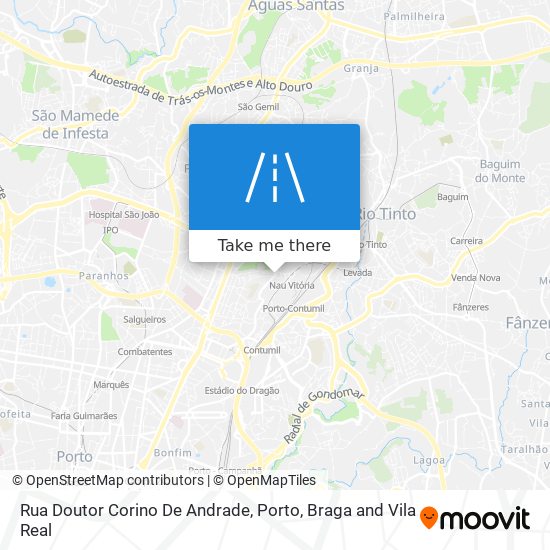 Rua Doutor Corino De Andrade mapa