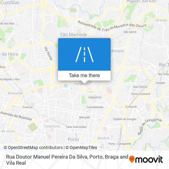 Rua Doutor Manuel Pereira Da Silva mapa