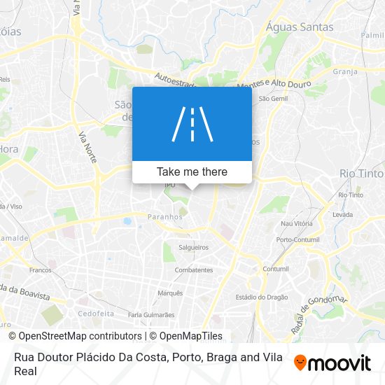 Rua Doutor Plácido Da Costa mapa
