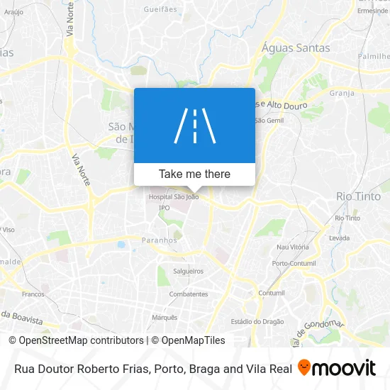 Rua Doutor Roberto Frias map