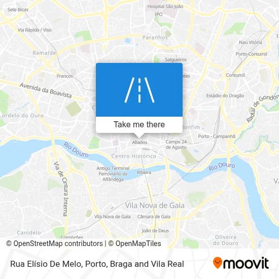 Rua Elísio De Melo map
