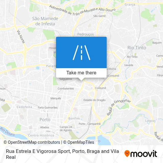 Rua Estrela E Vigorosa Sport map