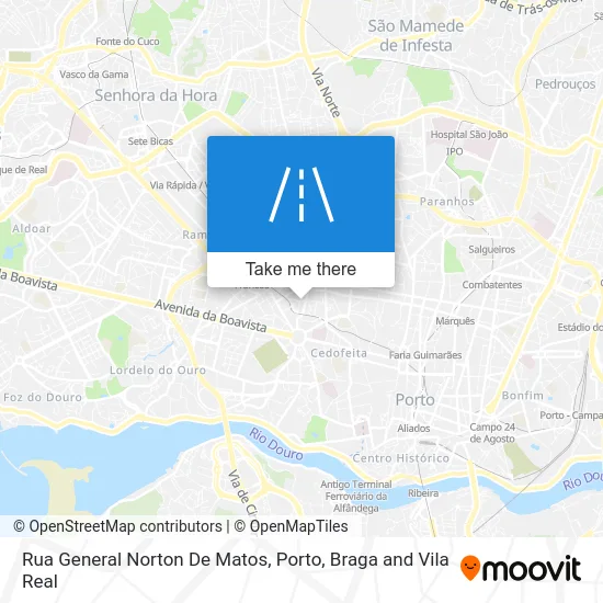 Rua General Norton De Matos map