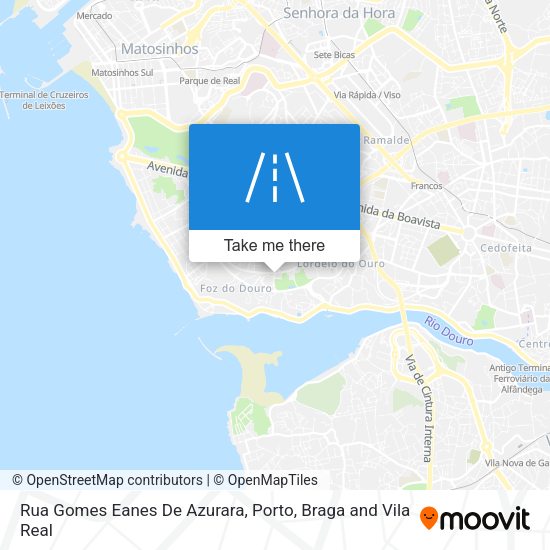 Rua Gomes Eanes De Azurara mapa