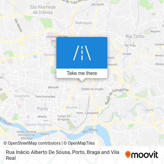 Rua Inácio Alberto De Sousa mapa