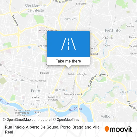 Rua Inácio Alberto De Sousa map