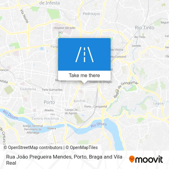 Rua João Pregueira Mendes map