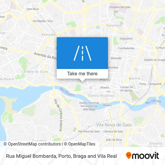 Rua Miguel Bombarda map