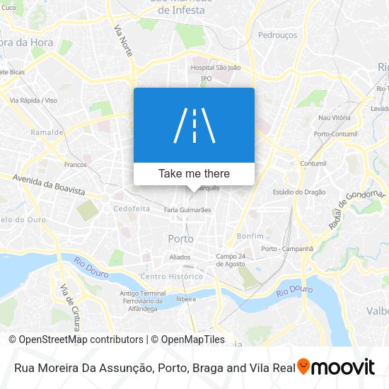 Rua Moreira Da Assunção map