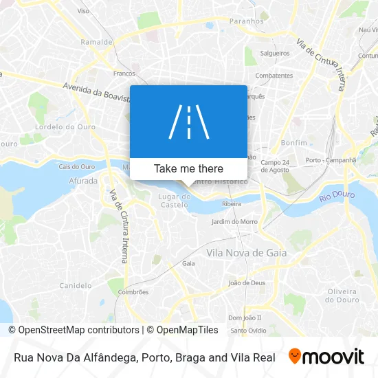 Rua Nova Da Alfândega map