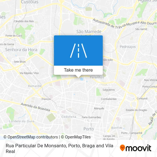 Rua Particular De Monsanto map
