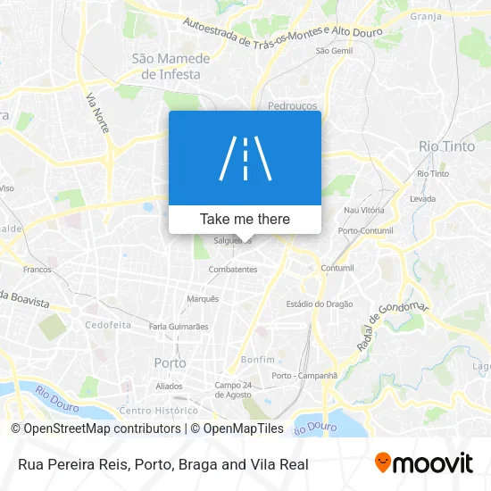 Rua Pereira Reis map