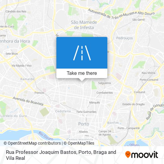 Rua Professor Joaquim Bastos map