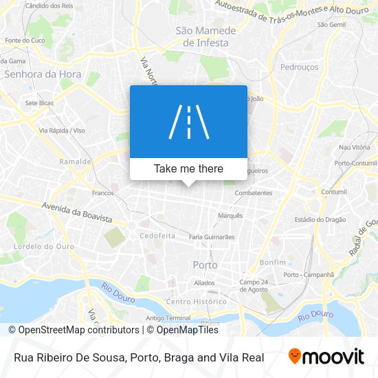 Rua Ribeiro De Sousa mapa