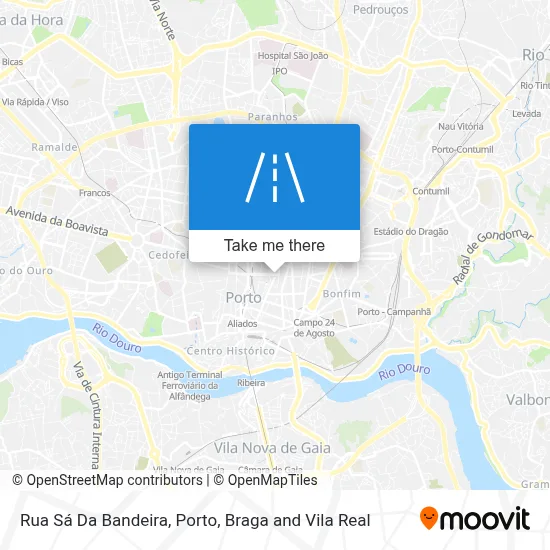 Rua Sá Da Bandeira map