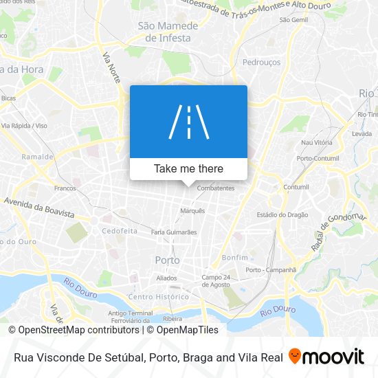 Rua Visconde De Setúbal map