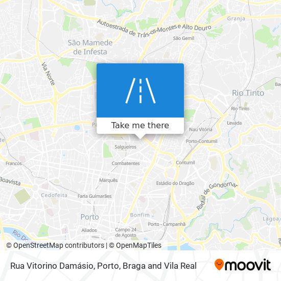 Rua Vitorino Damásio map