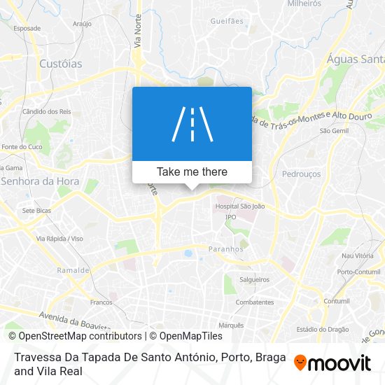 Travessa Da Tapada De Santo António map