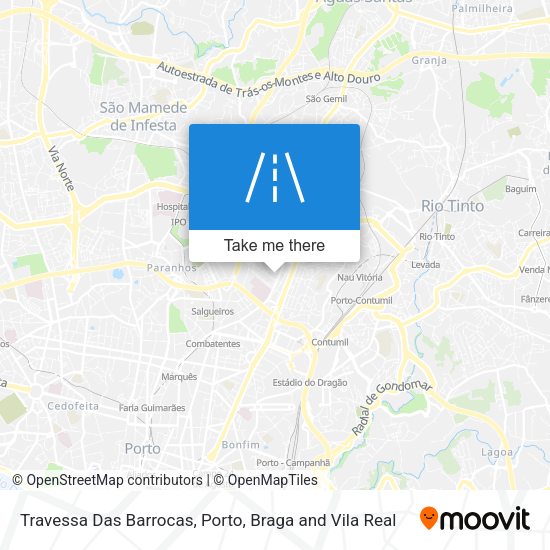 Travessa Das Barrocas mapa