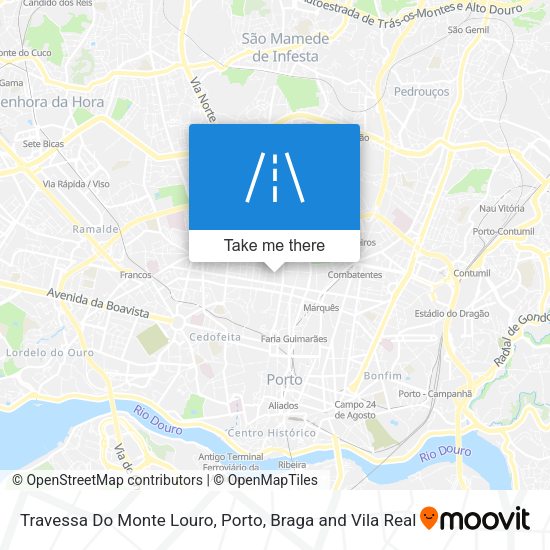 Travessa Do Monte Louro map