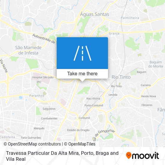 Travessa Particular Da Alta Mira mapa
