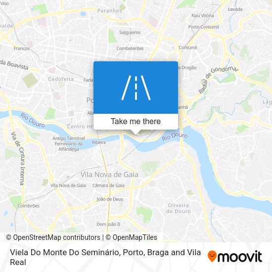 Viela Do Monte Do Seminário mapa