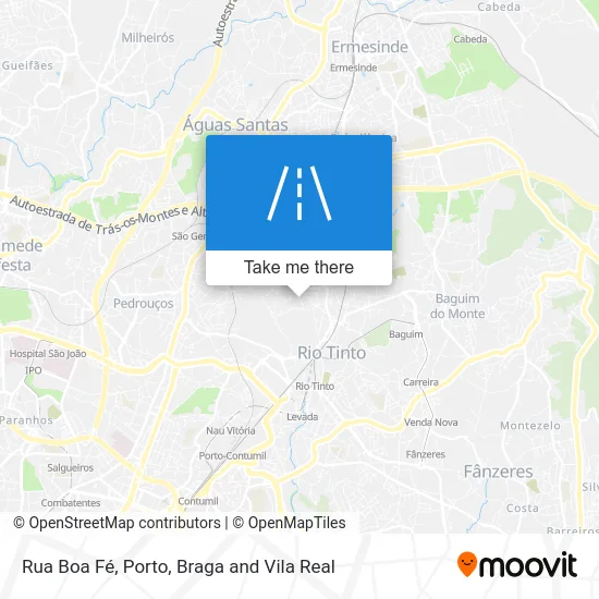 Rua Boa Fé map
