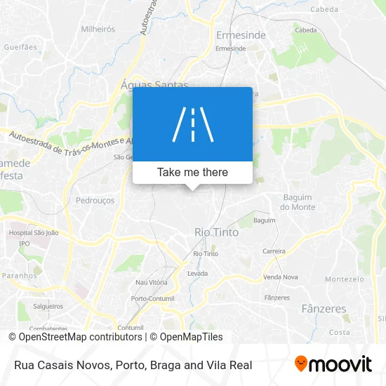 Rua Casais Novos map
