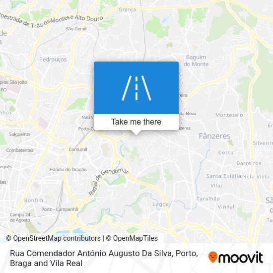 Rua Comendador António Augusto Da Silva mapa