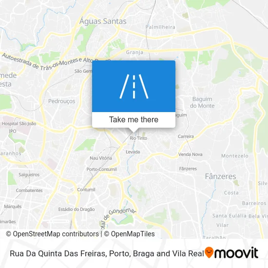 Rua Da Quinta Das Freiras map