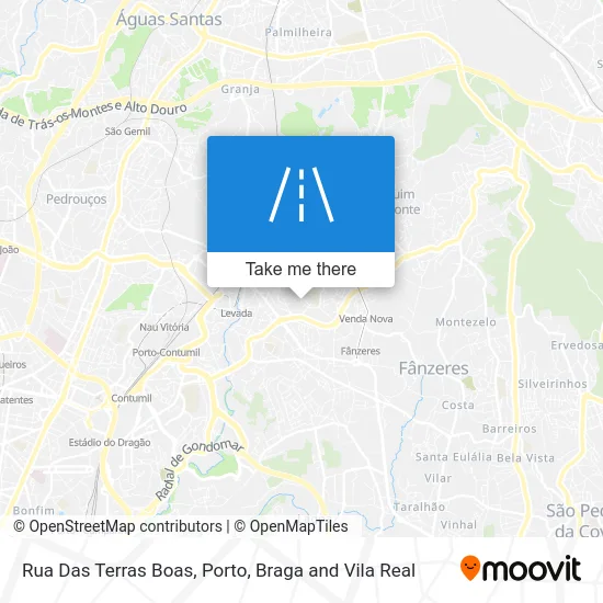 Rua Das Terras Boas map