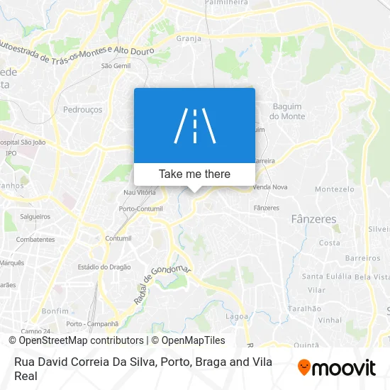 Rua David Correia Da Silva map