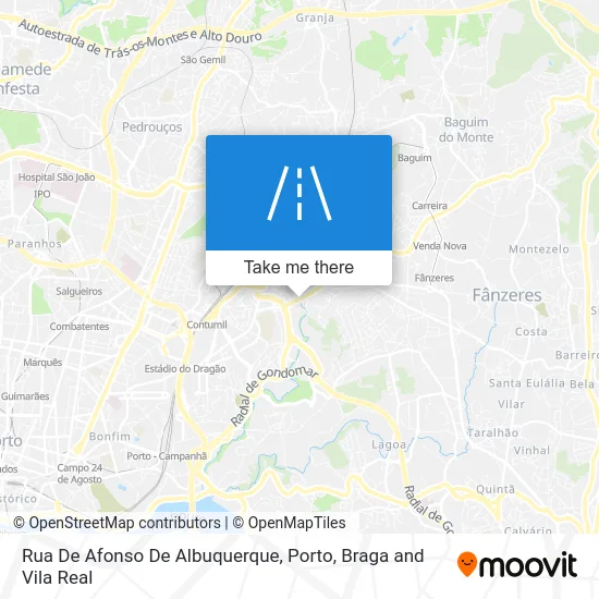 Rua De Afonso De Albuquerque map