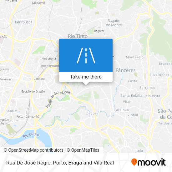 Rua De José Régio map