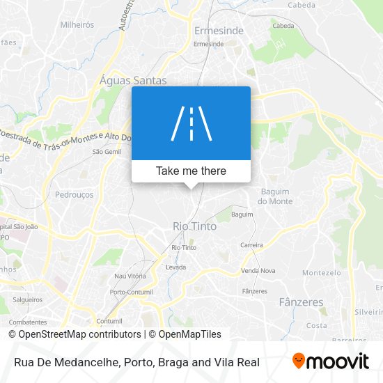 Rua De Medancelhe map