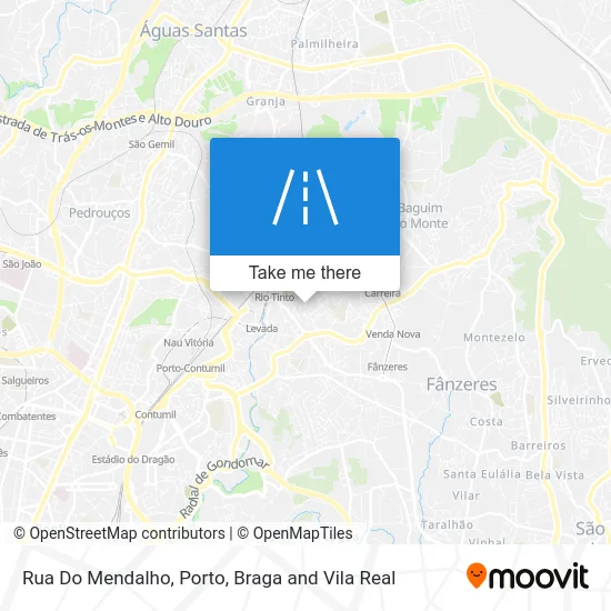 Rua Do Mendalho map