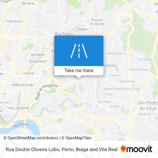 Rua Doutor Oliveira Lobo map