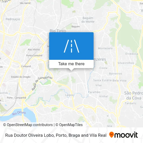 Rua Doutor Oliveira Lobo mapa