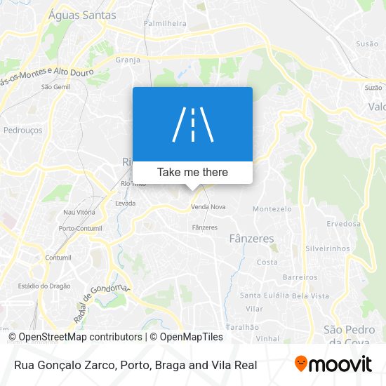 Rua Gonçalo Zarco mapa