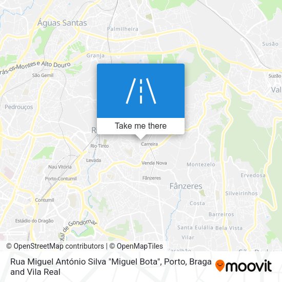Rua Miguel António Silva "Miguel Bota" map