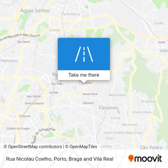 Rua Nicolau Coelho mapa