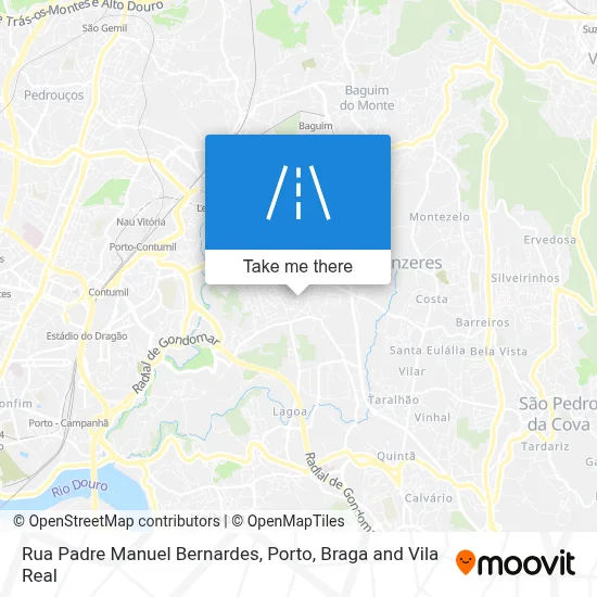 Rua Padre Manuel Bernardes map
