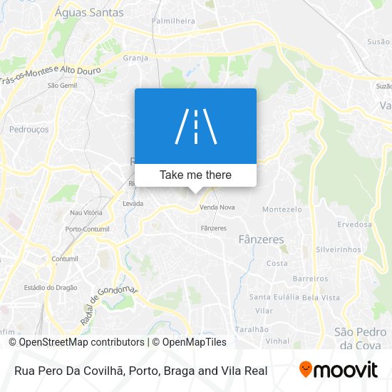 Rua Pero Da Covilhã mapa