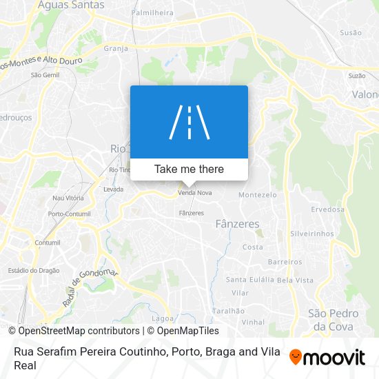 Rua Serafim Pereira Coutinho map