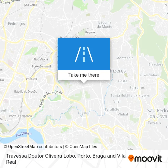 Travessa Doutor Oliveira Lobo mapa