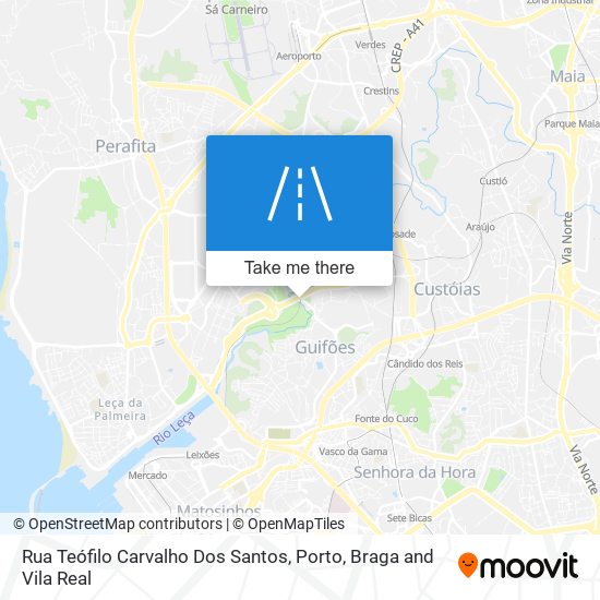 Rua Teófilo Carvalho Dos Santos mapa