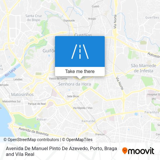 Avenida De Manuel Pinto De Azevedo mapa