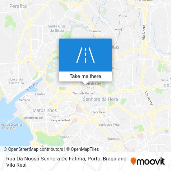 Rua Da Nossa Senhora De Fátima mapa