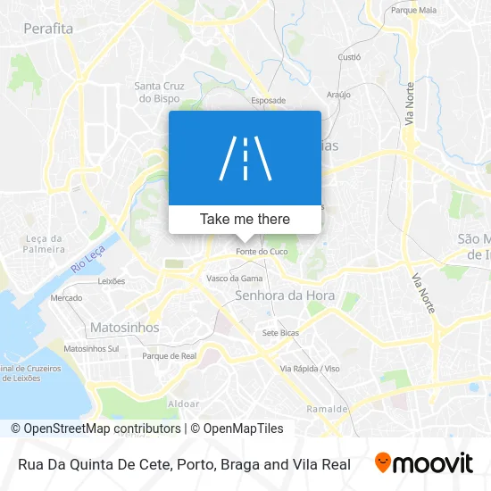 Rua Da Quinta De Cete map